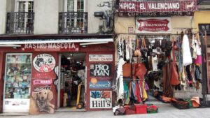 rastro mascota calle de la ribera de curtidores.