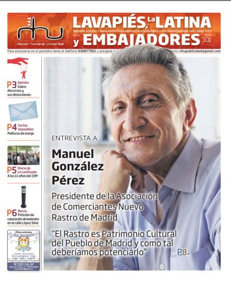 Entrevista a Manuel González en el periódico Lavapiés, La L