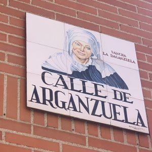 Placa calle arganzuela
