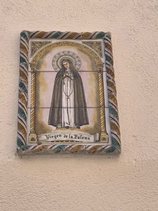 virgen de la paloma calle de bastero